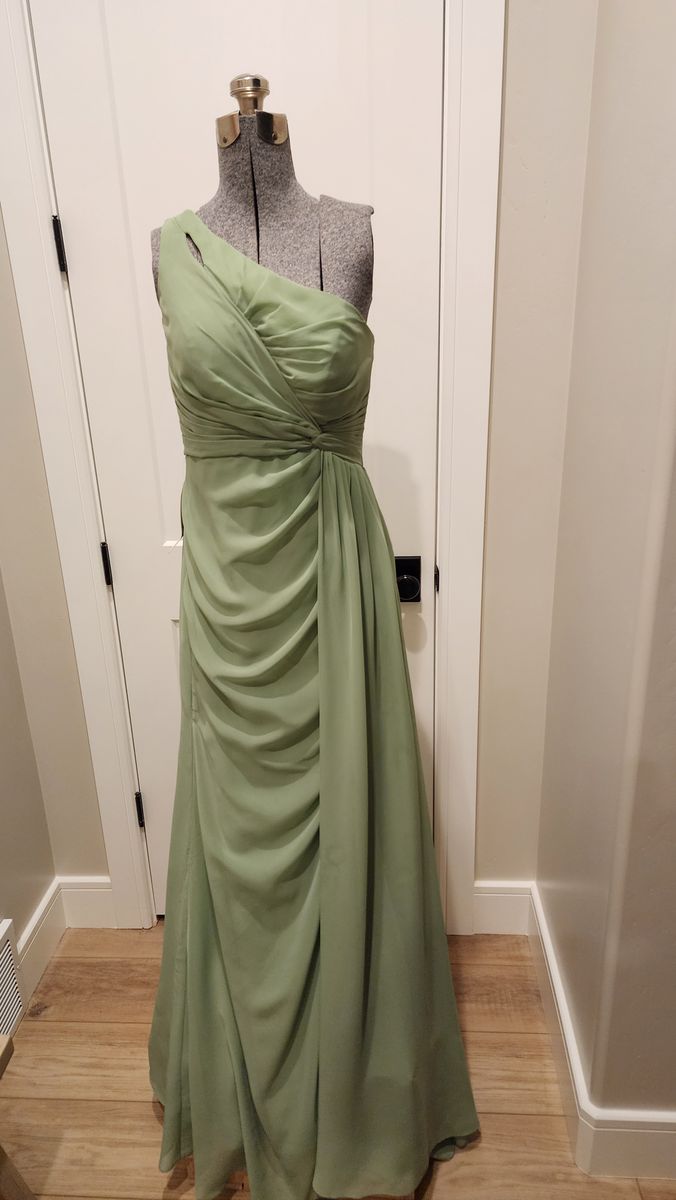 Teal One-Shoulder Dress - Corset Back - Size S NWT