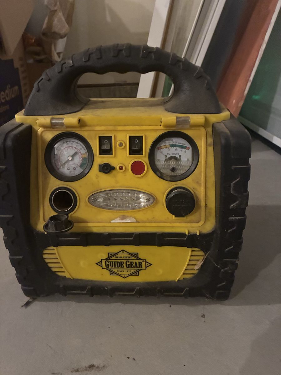 Guide Gear Field Tested Portable Power Pack w/ Air Compressor & Jump Starter