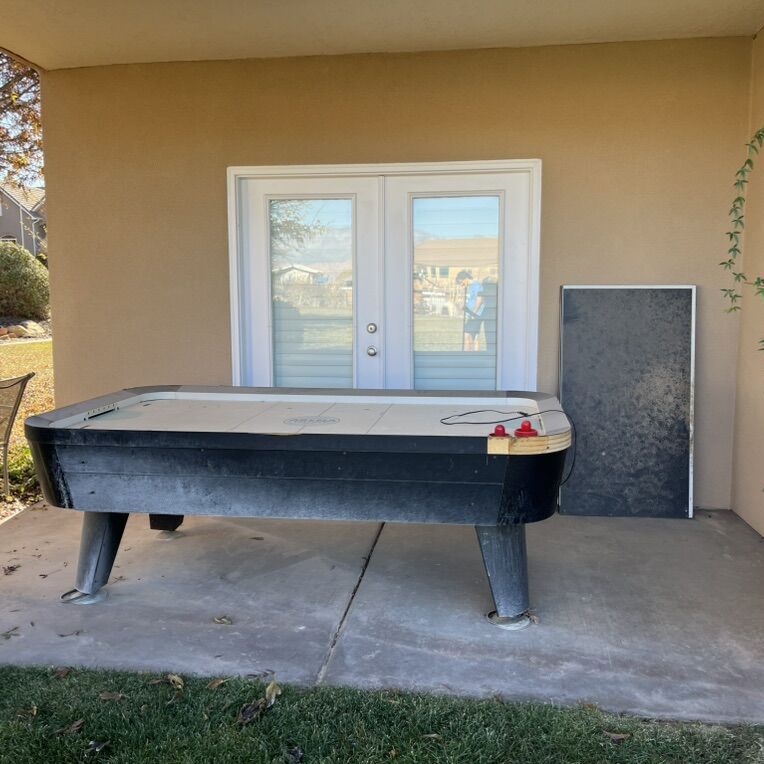 Air Hockey Table And Ping Ping Table Top