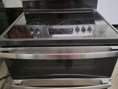 ge double oven electric stove