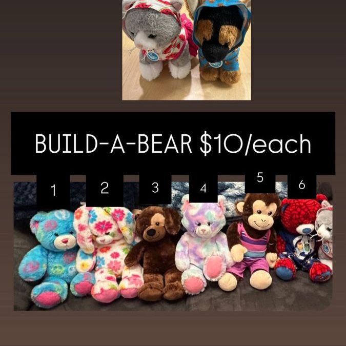 Build-A-Bear Workshop Plush Stuffed Animals Collection