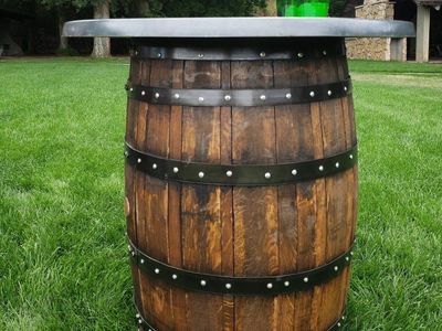 Whisky Barrel Round Table Top