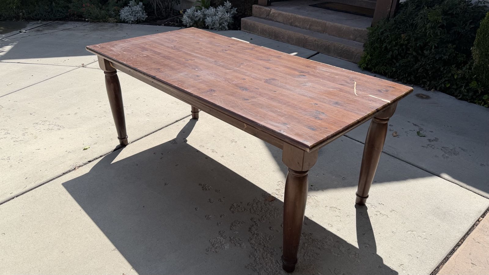 Free - sturdy wood table