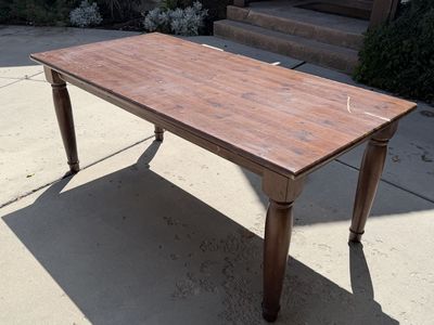 Free - sturdy wood table