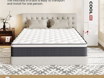 COOLMI King Mattress, Memory Foam Hybrid Mattress brand new never used.