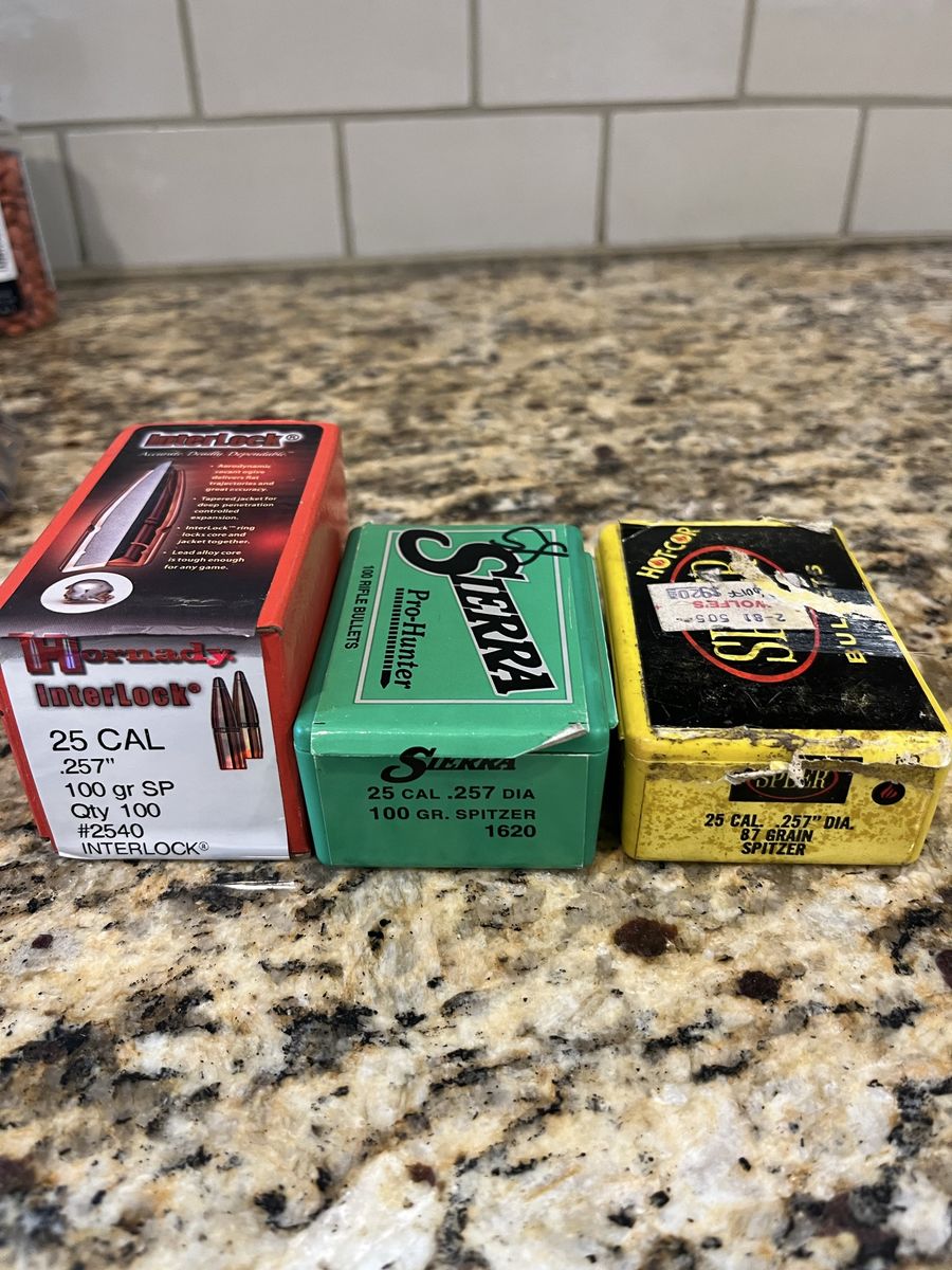 25 Cal Projectiles