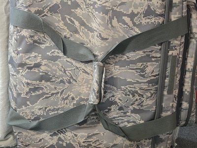 Camo Digital Print Wheeled Duffle Bag w/ Extendable Handle & Multiple Pockets