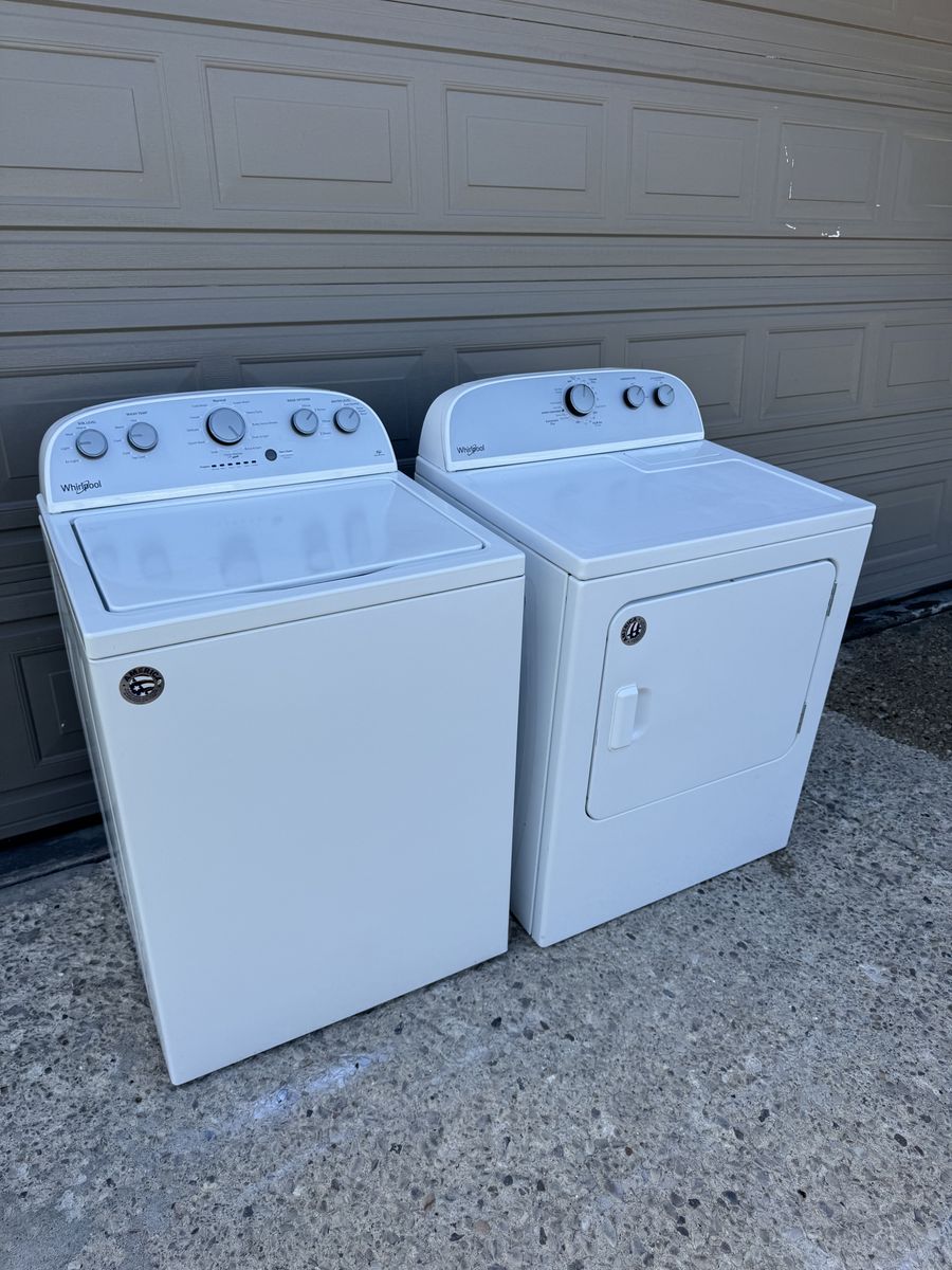 Washer and dryer set