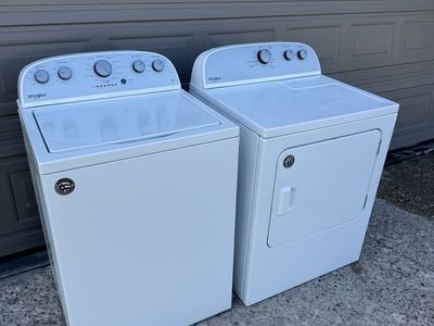 Washer and dryer set