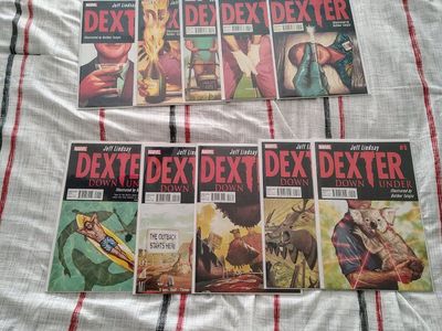 2013 Marvel Comics Dexter & Dexter Down Under Complete Series Comic Book Lot (10 Books)