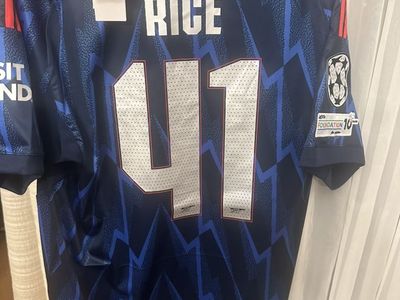 Arsenal F.C. Away Soccer Jersey Size RICE 41