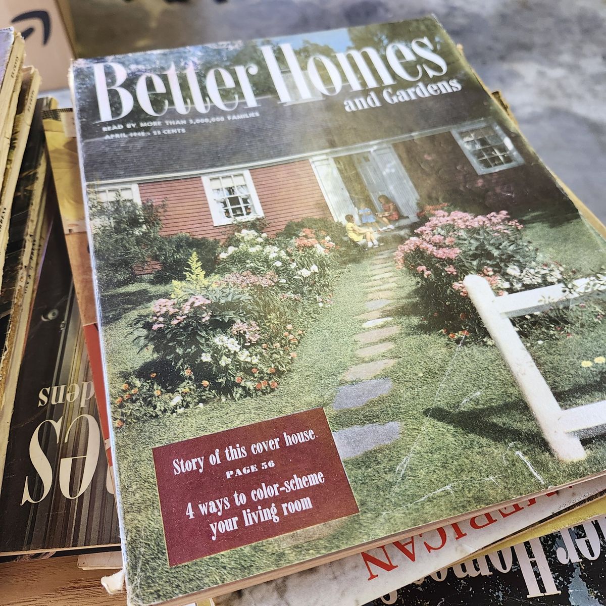 Vintage better homes and gardens magazines