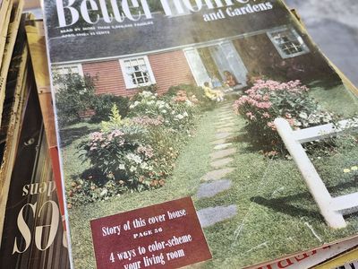 Vintage better homes and gardens magazines