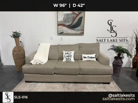 Taupe Pattern Sofa Couch Delivery