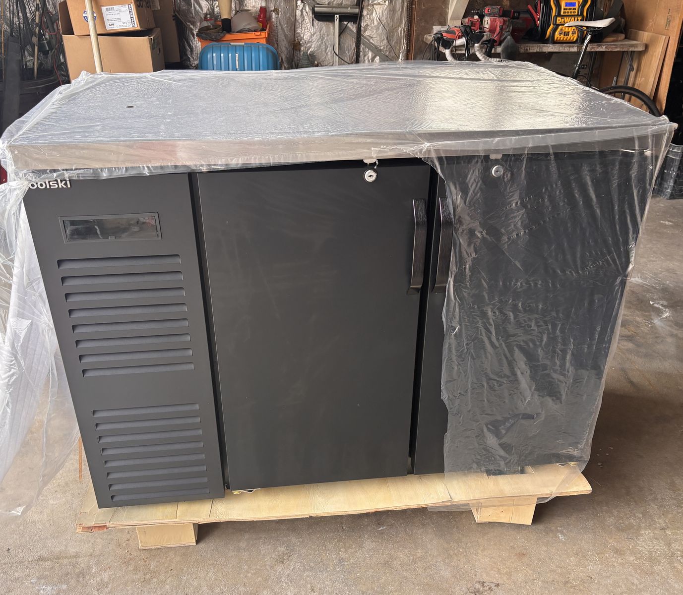 COOLSKI Under Back Bar Cooler Refrigerator