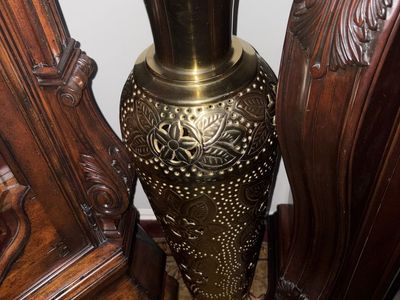 Nice Large Metal Vase 36”