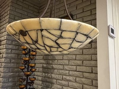 NEW 3 OR 5 LIGHT RUBBED OIL SEMI-FLUSH CHANDELIER (1 OF EACH AVAILALBE)