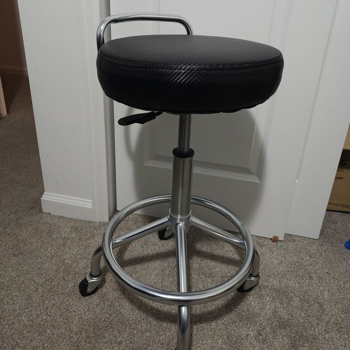 Adjustable Rolling Stool — CF Looking Seat