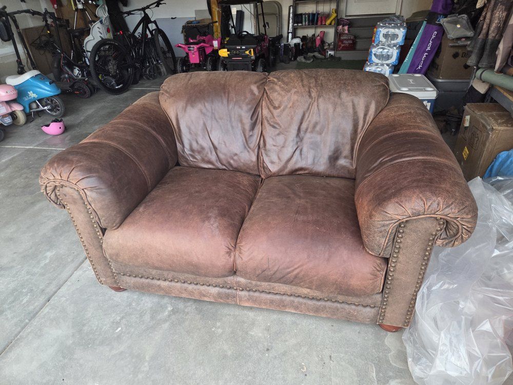 leather couch