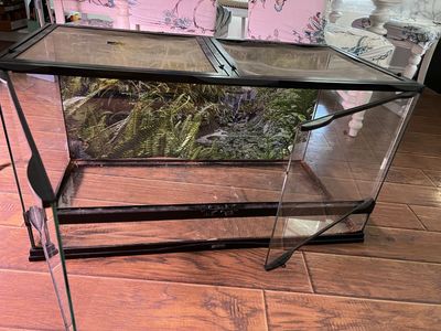 Exo Terra 18"x18"x24" Glass Terrarium Reptile Amphibian Invertebrate Enclosure