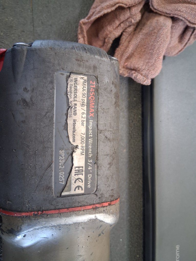 Ingersoll Rand 2145QIMAX 3/4" Drive MAX Series Air Impact Wrench 7,000 RPM
