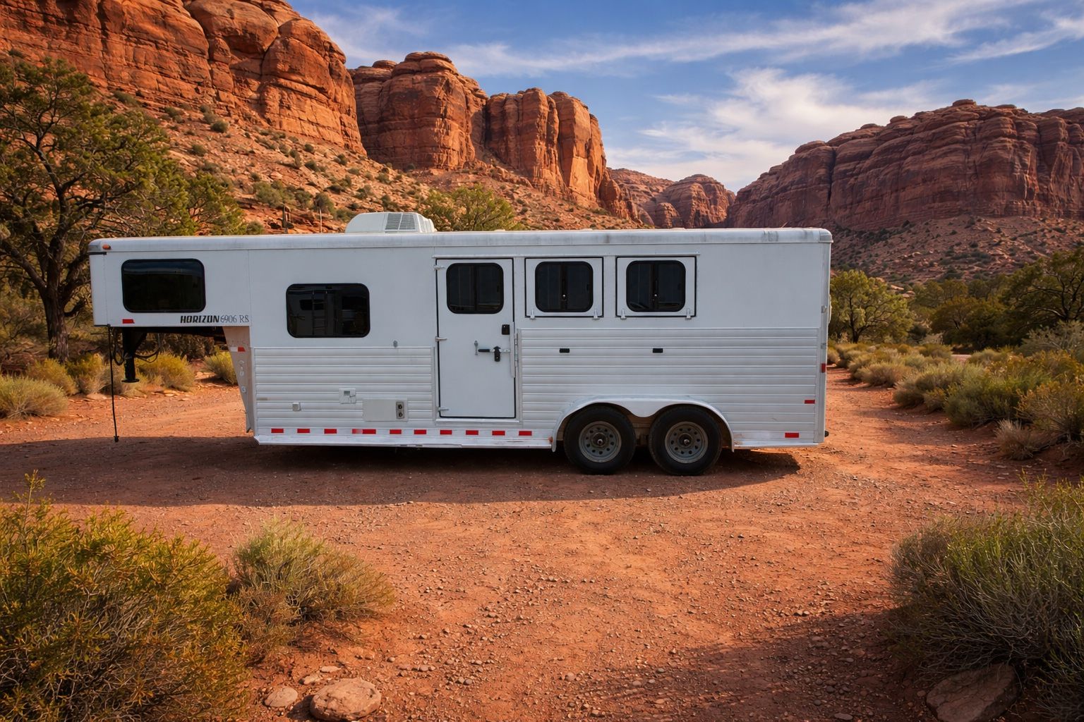 2014 Sundowner 3 Horse Living Quarters