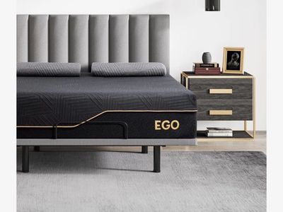 EGOHOME Black 14" Queen Mattress