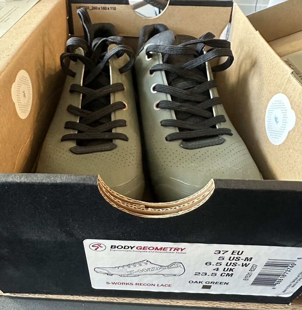 S-Works Recon Lace Gravel Shoes, Size 37 EU