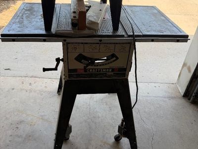 Craftsman 10-inch Table Saw with Stand and Casters