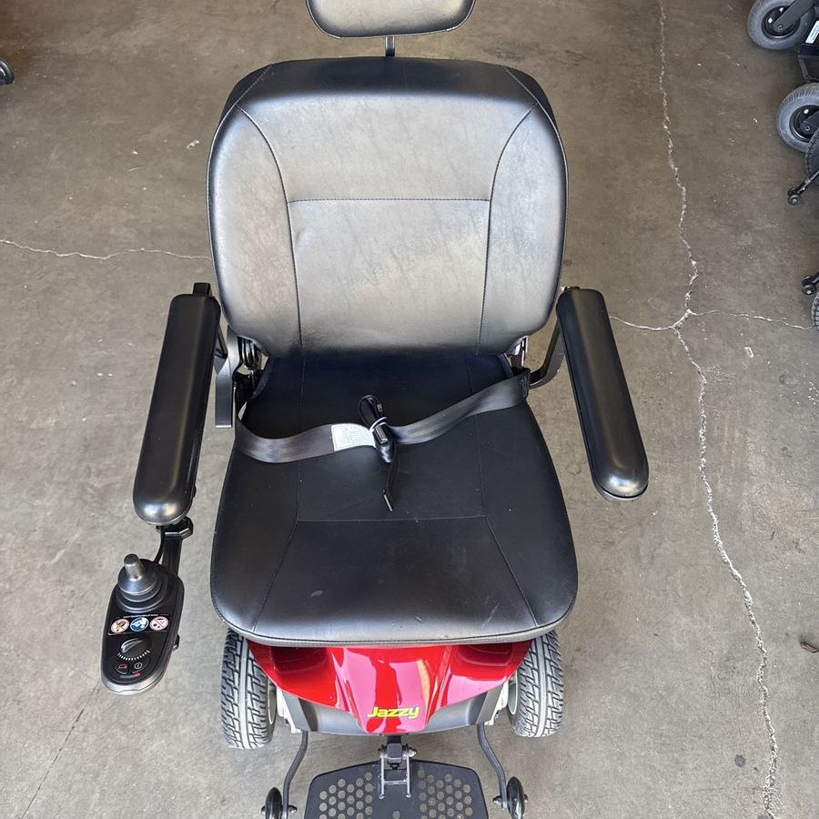 Pride Mobility Jazzy elite Power wheelChair Electric Wheelchair - Red, Good Condition