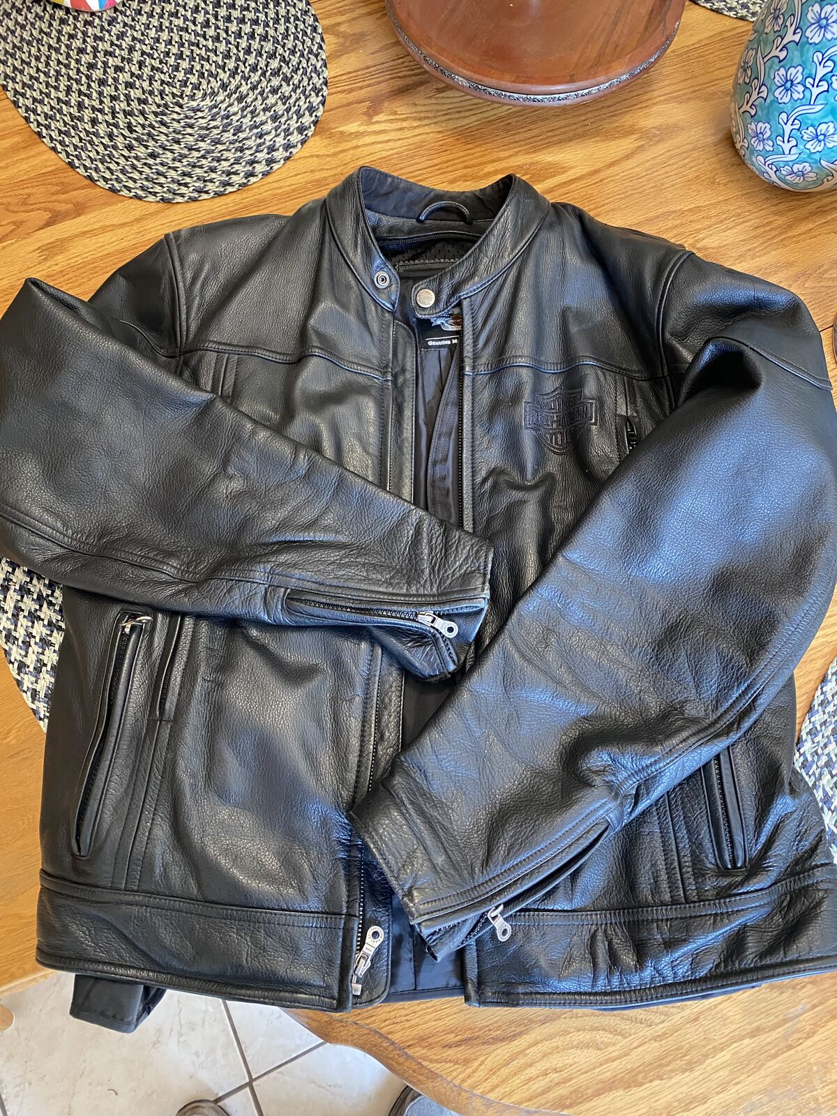 Leather Harley Davidson Motorcycle Jacket