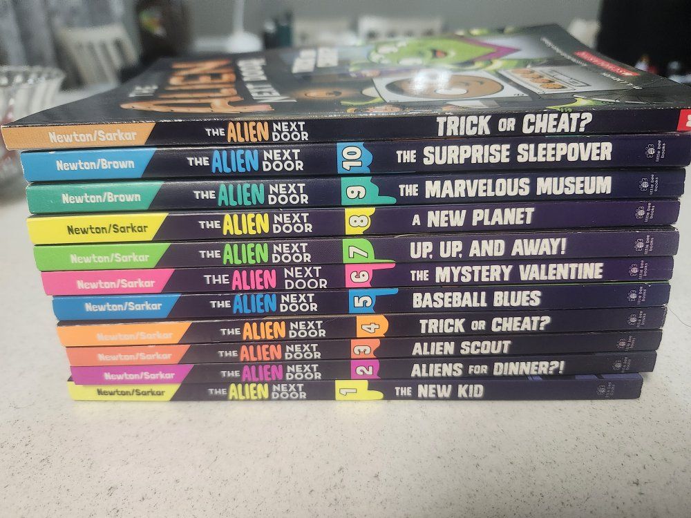 The Alien Next Door Books 1-10 Complete Series Set A. I. Newton Paperbacks