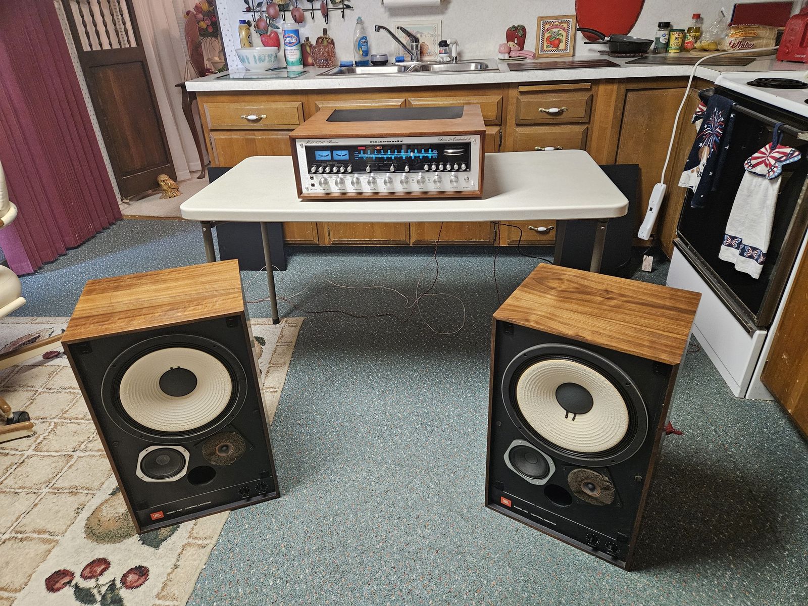 LEGENDARY JBL 4311 Stereo Speakers Studio L100's 1970's Vintage