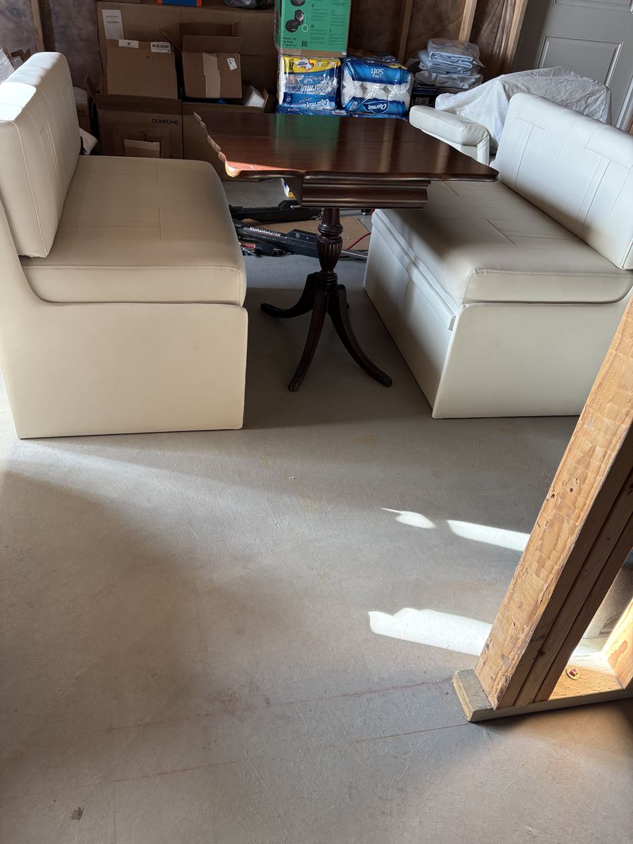 Rv motorhome dinette set