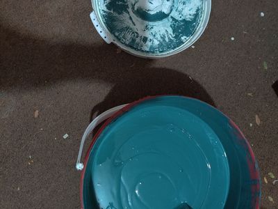 Green Paint Approximately 3 gallons