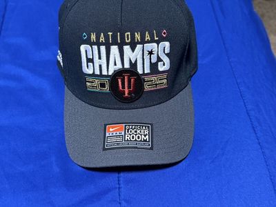 Nike Official Locker Room National Champions Hat Indiana Hoosiers 2025-26.