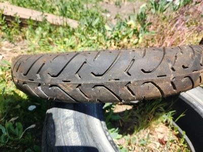 motorcycle tire.