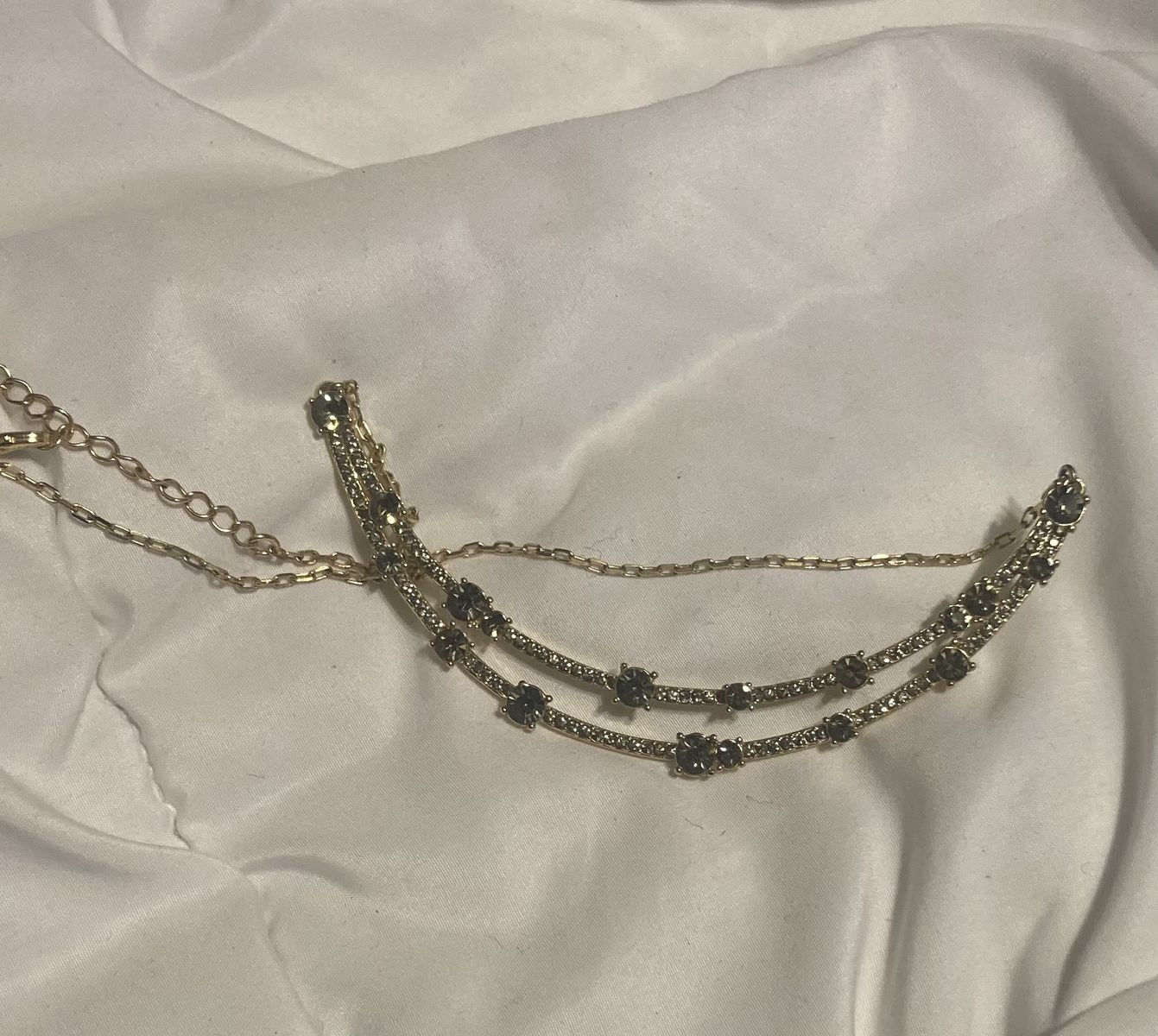 Gold With Black Diamonds* Necklace