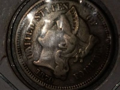 1870 3 cent nickel