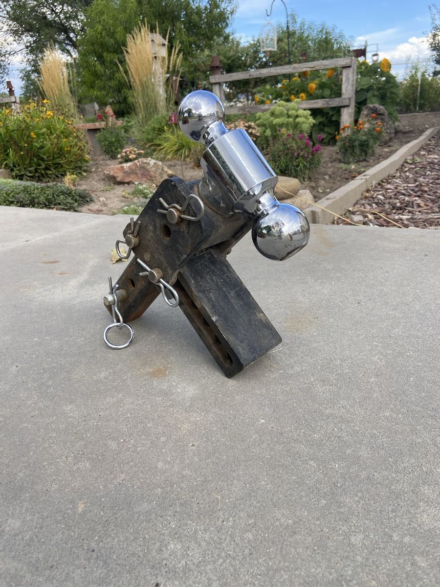 B&W Trailer Hitches Tow & Stow Receiver Hitch Adjustable Ball Mount