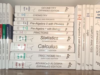 Life of Fred Book Collection | Hard Covers | 18 individual books