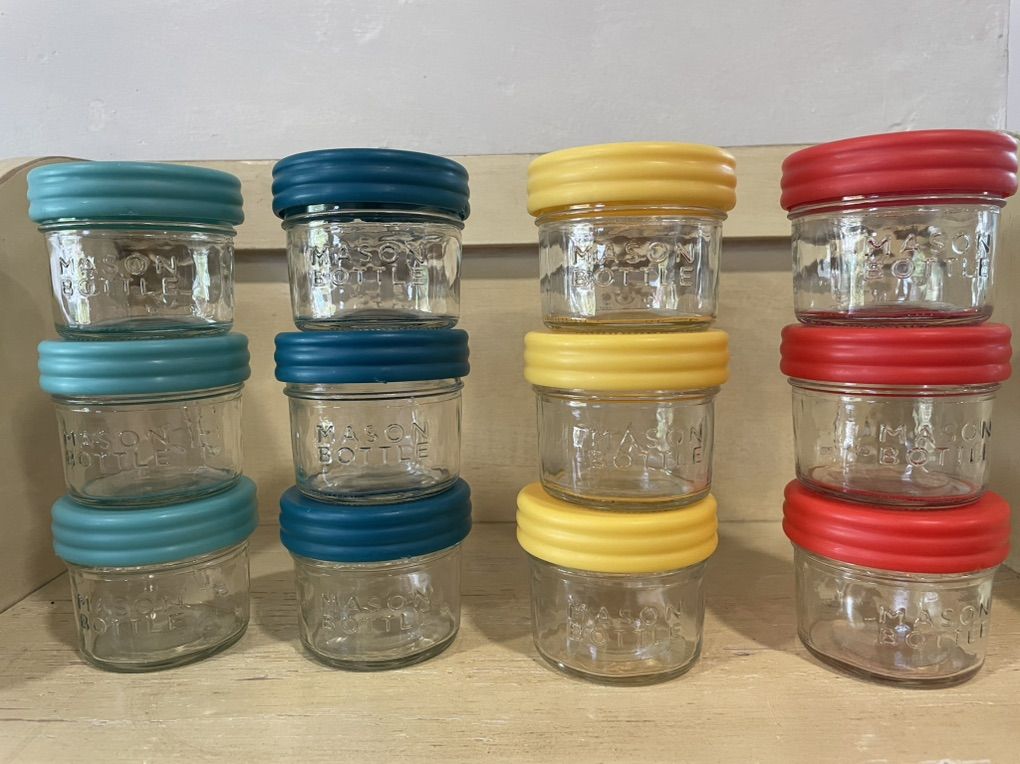 Mason Breastmilk Storage jars- No Plastic