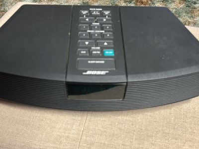 Bose Wave Radio Model AWR1-1-W graphite black AM/FM stereo tuner great sound NO DISPLAY