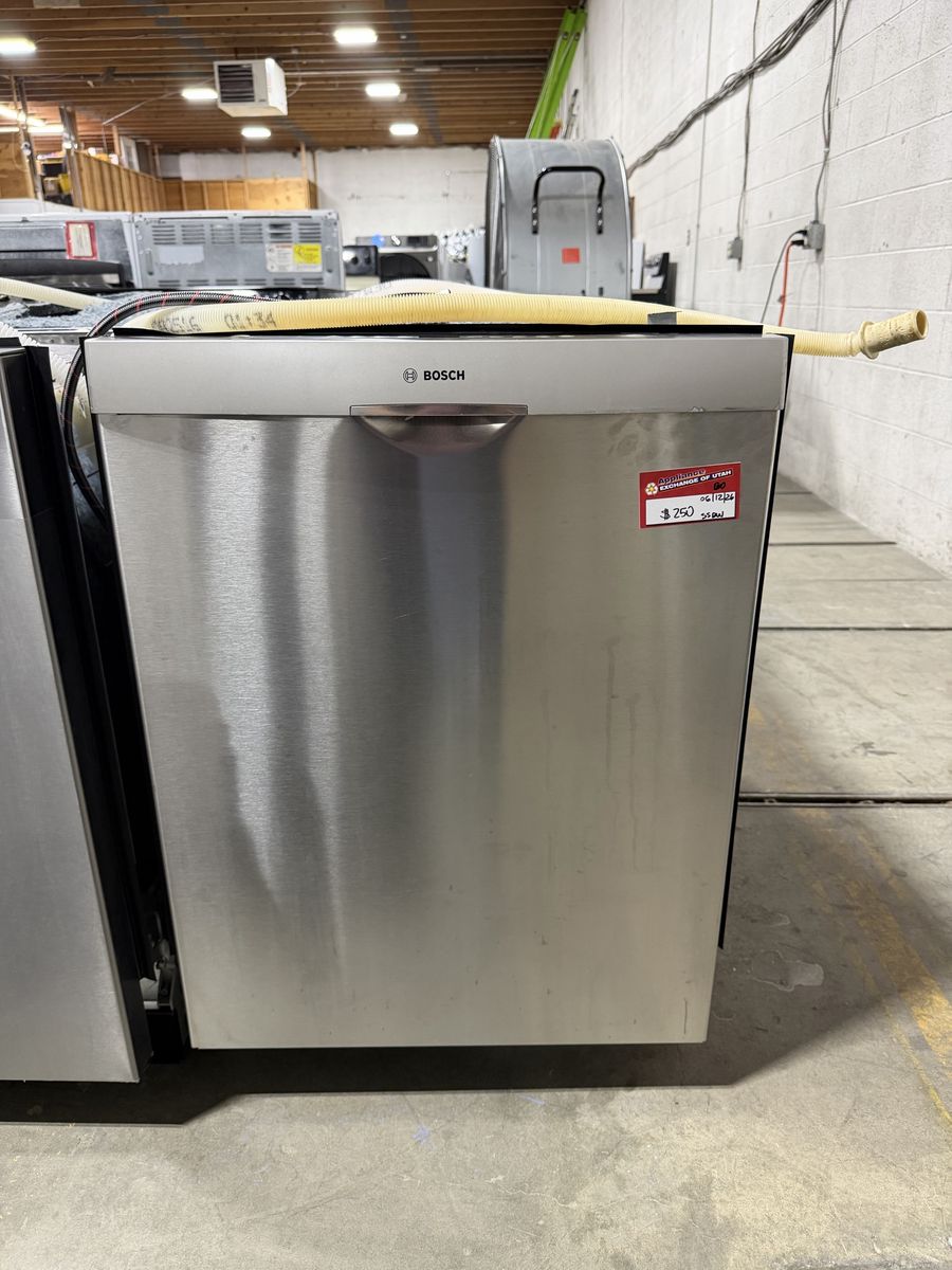 Good Condition Bosch Stainless Steel Dishwasher - Quiet & Efficient