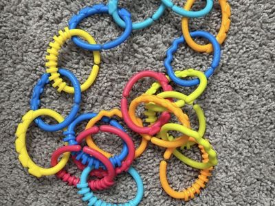 Baby rings links toy