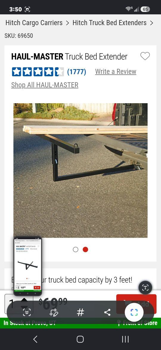 HAUL-MASTER Truck Bed Extender
