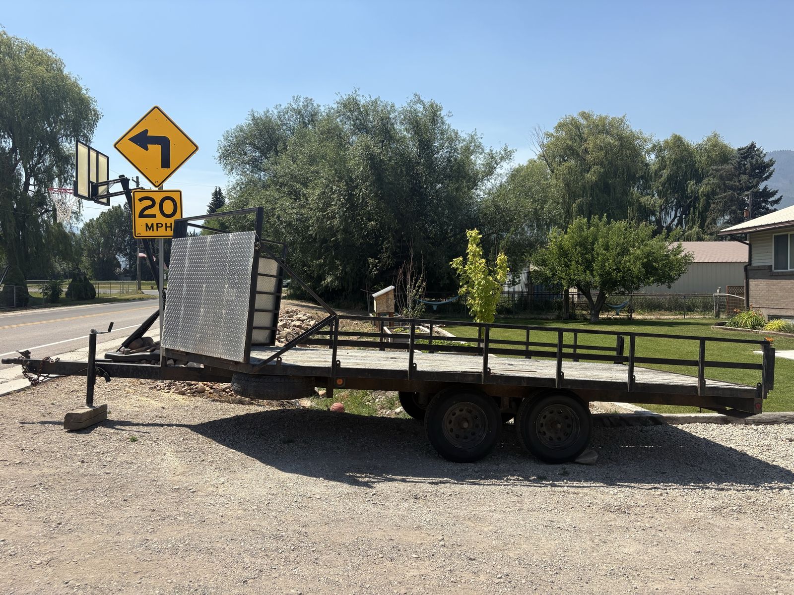 Snowmobile/ATV trailer