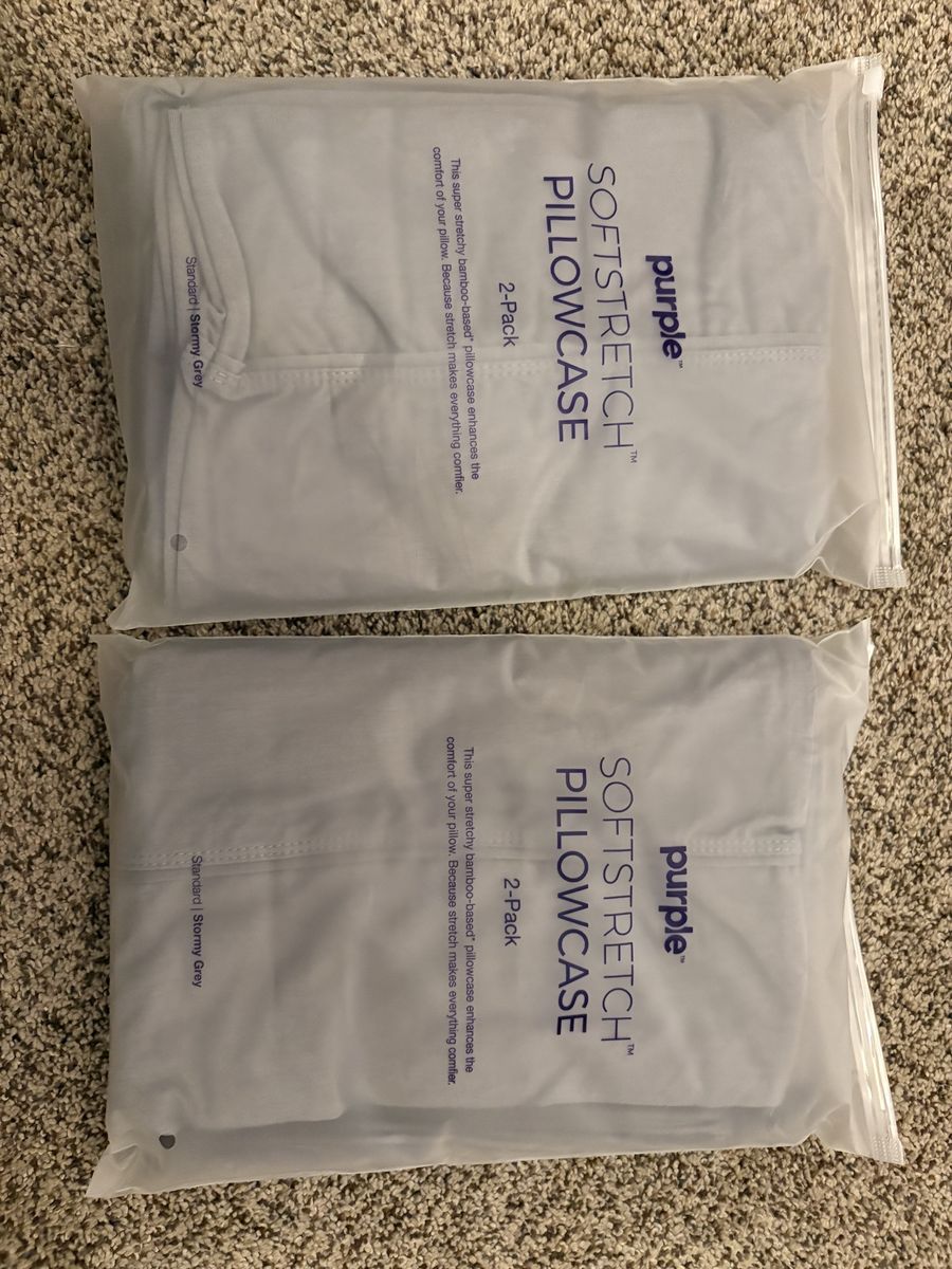NEW Grey Purple brand pillow cases