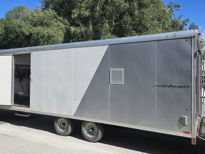 Vision Puresport Enclosed Cargo Trailer - White/Gray, Used