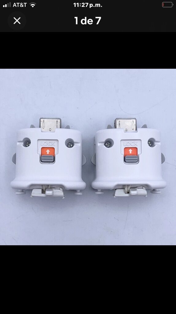 Lot Of 2 Nintendo OEM Wii White Motion